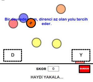 Elektrik nitesi doru yanl oyunu