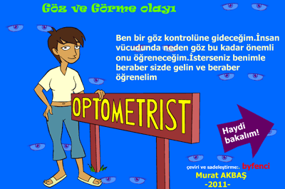 Gz ve Grme Olay Etkileimli Animasyon