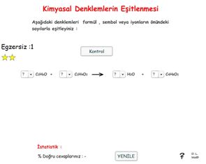 KMYASAL DENKLEMLERN ETLENMES