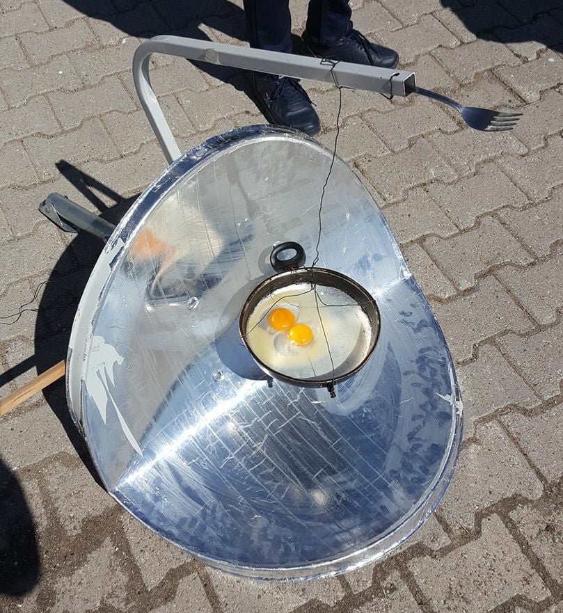 Güneş ocağı yapımı