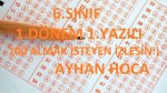 6.SINIF 1.DNEM 1.YAZILIDA %99 IKABLR 1