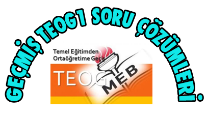 8.SINIF GEM TEOG SORULARI 4