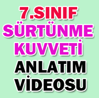 7.SINIF SRTNME KUVVET 1