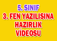 5.SINIF 1.DNEM 3.YAZILI ALIMASI