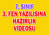 7.SINIF 1.DNEM 3.YAZILI ALIMASI 2