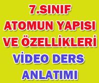 7.SINIF ATOMUN YAPISI VE ZELLKLER 2